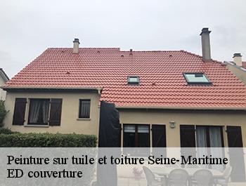 Peinture sur tuile et toiture 76 Seine-Maritime  ED couverture