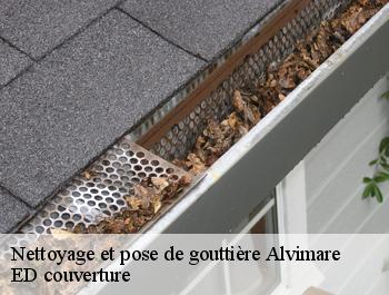 Nettoyage et pose de gouttière  alvimare-76640 ED couverture