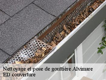 Nettoyage et pose de gouttière  alvimare-76640 ED couverture