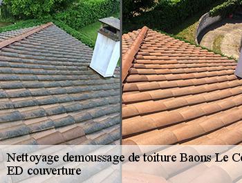 Nettoyage demoussage de toiture  baons-le-comte-76190 ED couverture