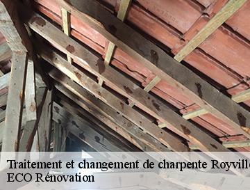 Traitement et changement de charpente  royville-76730 ED couverture